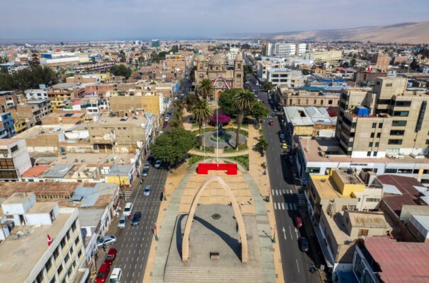 Vista panorámica de la ciudad de Tacna, Perú